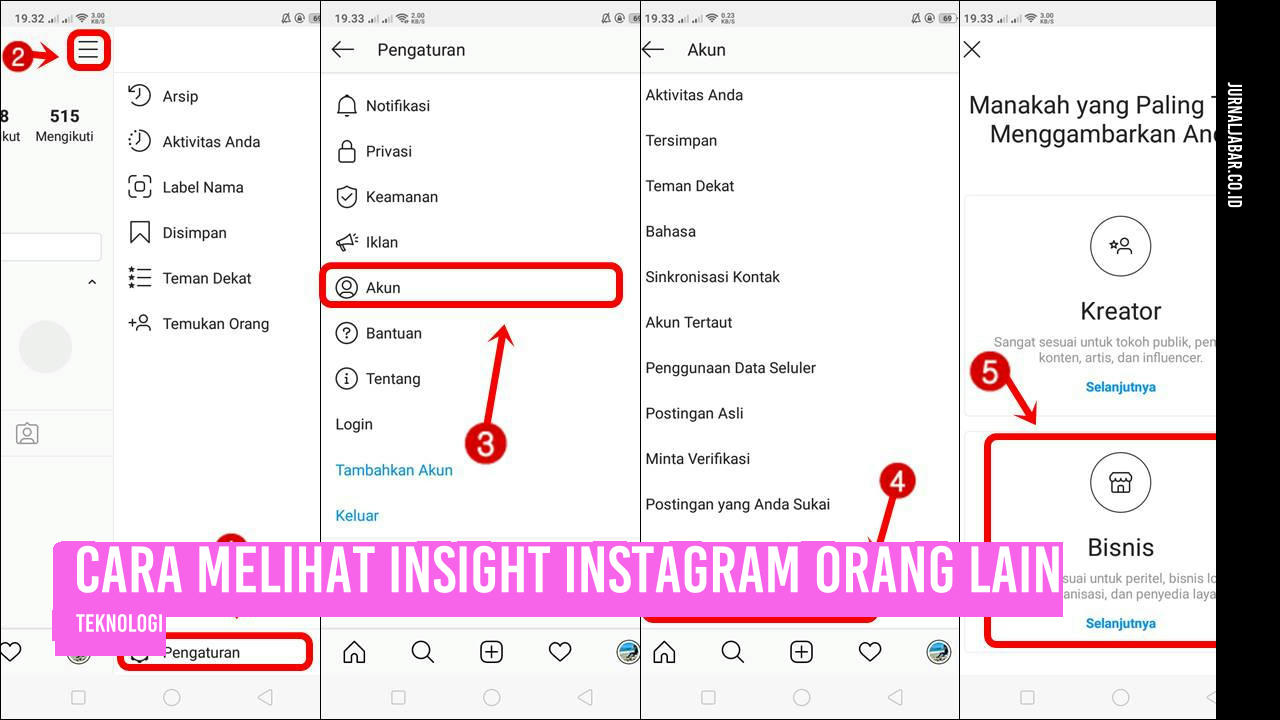 Cara Melihat Insight Instagram Orang Lain