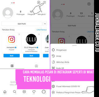 internet untuk membalas pesan di instagram