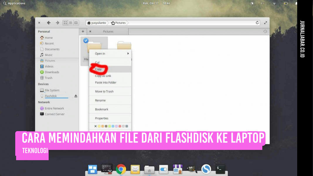 Cara Memindahkan File dari Flashdisk ke Laptop