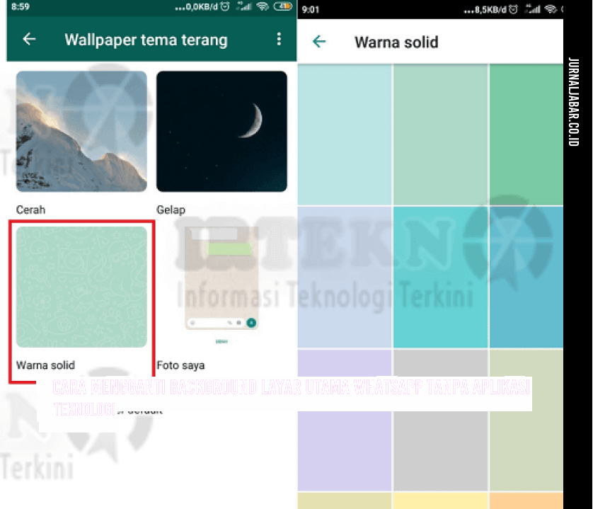 Cara Mengganti Background Layar Utama Whatsapp Tanpa Aplikasi