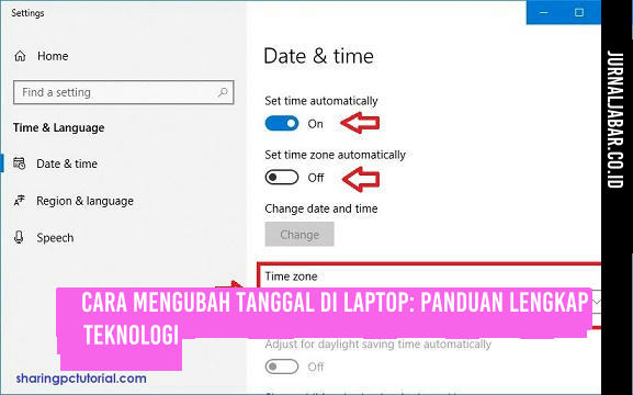Cara Mengubah Tanggal di Laptop: Panduan Lengkap