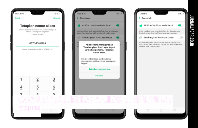 Cara Menyembunyikan Aplikasi di HP Oppo A15