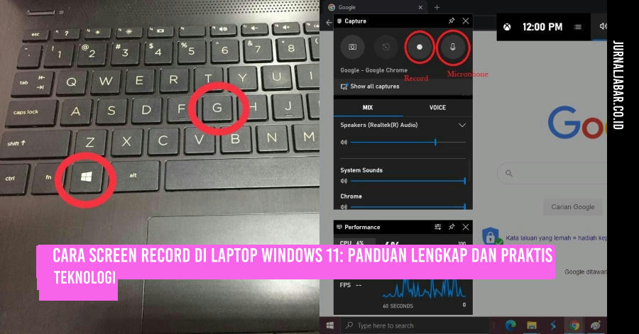 Cara Screen Record di Laptop Windows 11