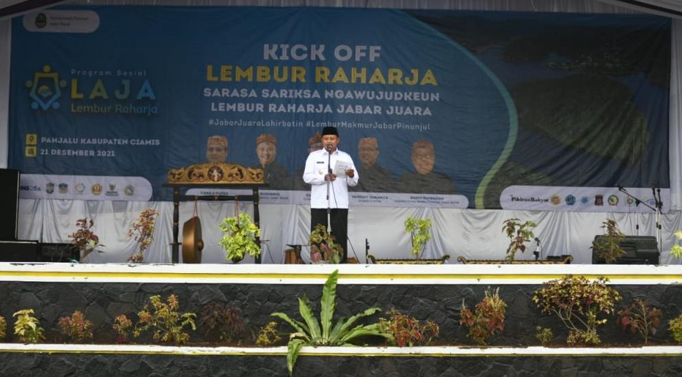 Wabup Jabar Luncurkan Program LAJA di Taman Barosngora Alun-alun Panjalu