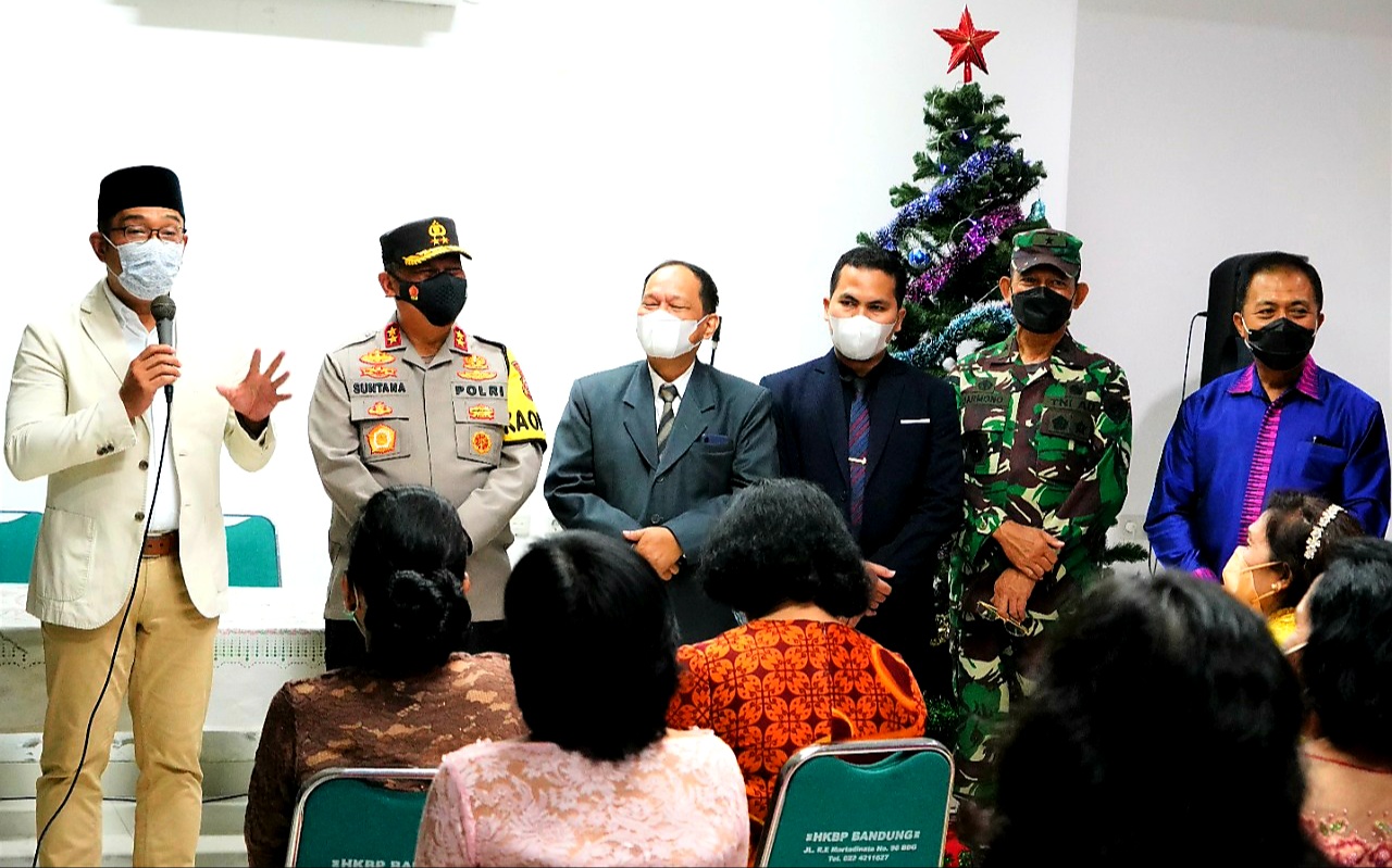 Kasdam III Siliwangi Lakukan Kunjungan ke Sejumlah Gereja di Bandung