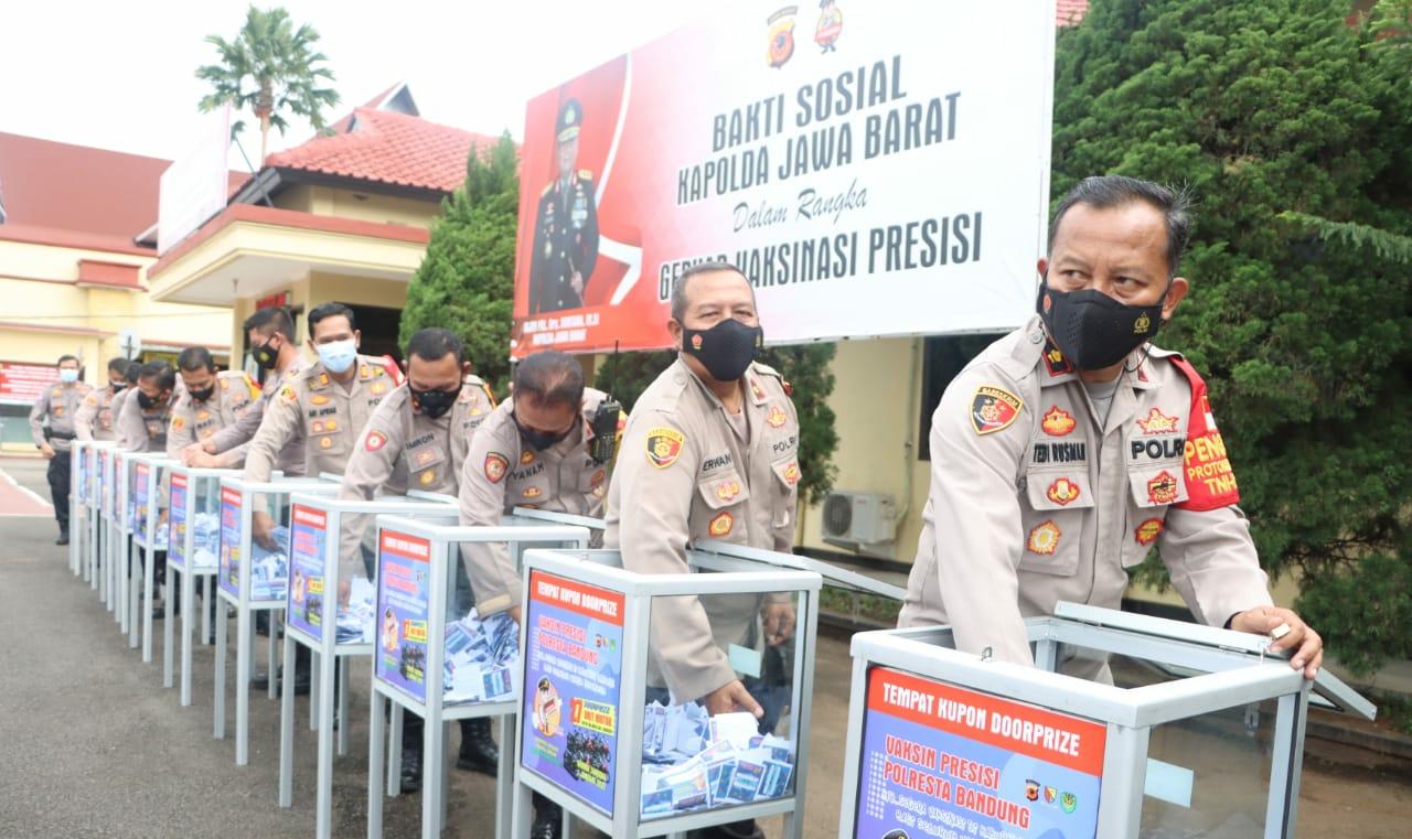 Polisi Undi Doorprize Vaksinasi 27 Unit Sepeda Motor