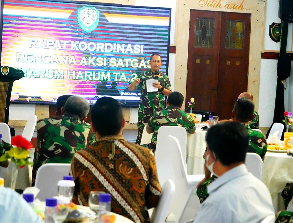 Kodam lll Siliwangi Gelar Rakor Rencana Aksi Satgas Citarum Harum