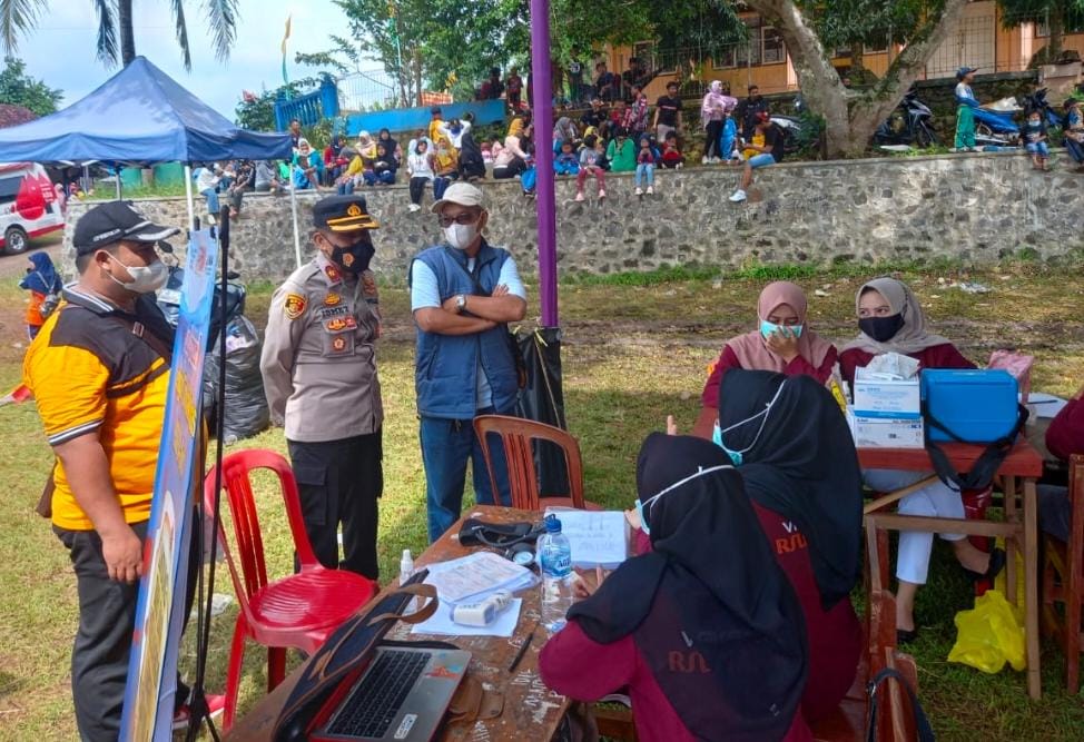 Kapolsek Ciamis Hadiri Acara Peringatan Hari Jadi Desa Pusakanagara ke-38