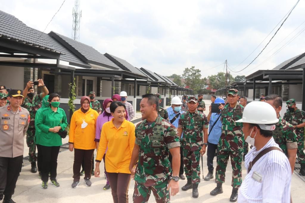 Jenderal TNI Andika Perkasa Datang, Prajurit Satuan Kavaleri Miliki Hunian Baru