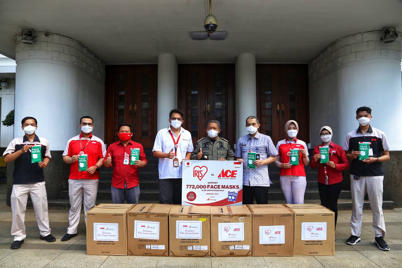 Pemkot Bandung Dapatkan Bantuan Berupa Masker Medis Sebanyak 21.840 Piece