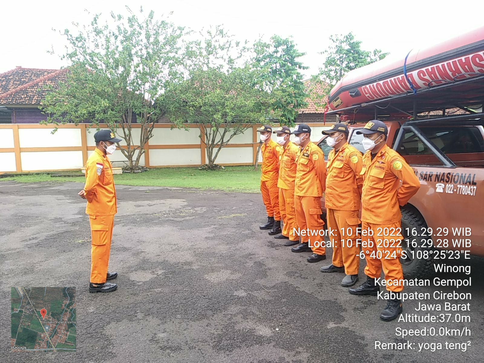 Kantor Sar Bandung Berangkatkan 1 Tim Rescue Menuju Lokasi Tenggelamnya KM Luragung