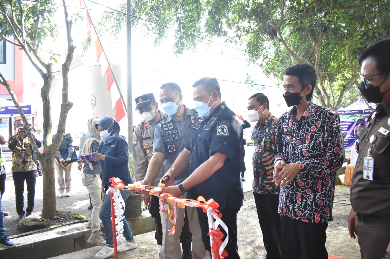 Sambut HUT ke-19 Kota Banjar, Lapas Kelas llB Banjar Adakan Peresmian Galeri Pondok Kreatif