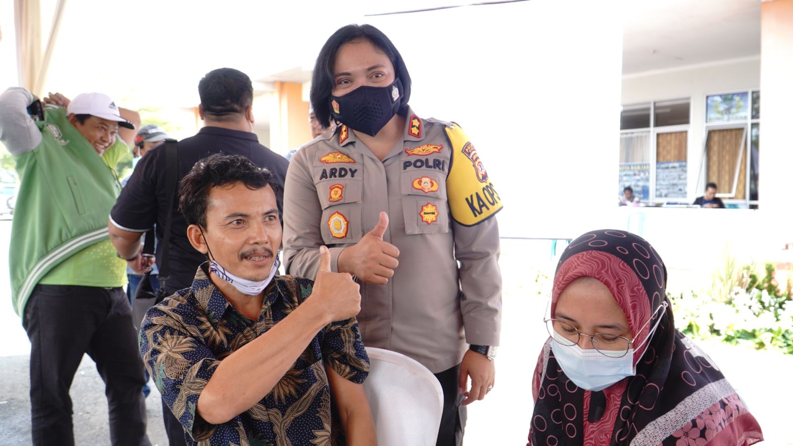 Ketua KONI Jabar Ikuti Vaksinasi Booster di Sport Center Kota Banjar