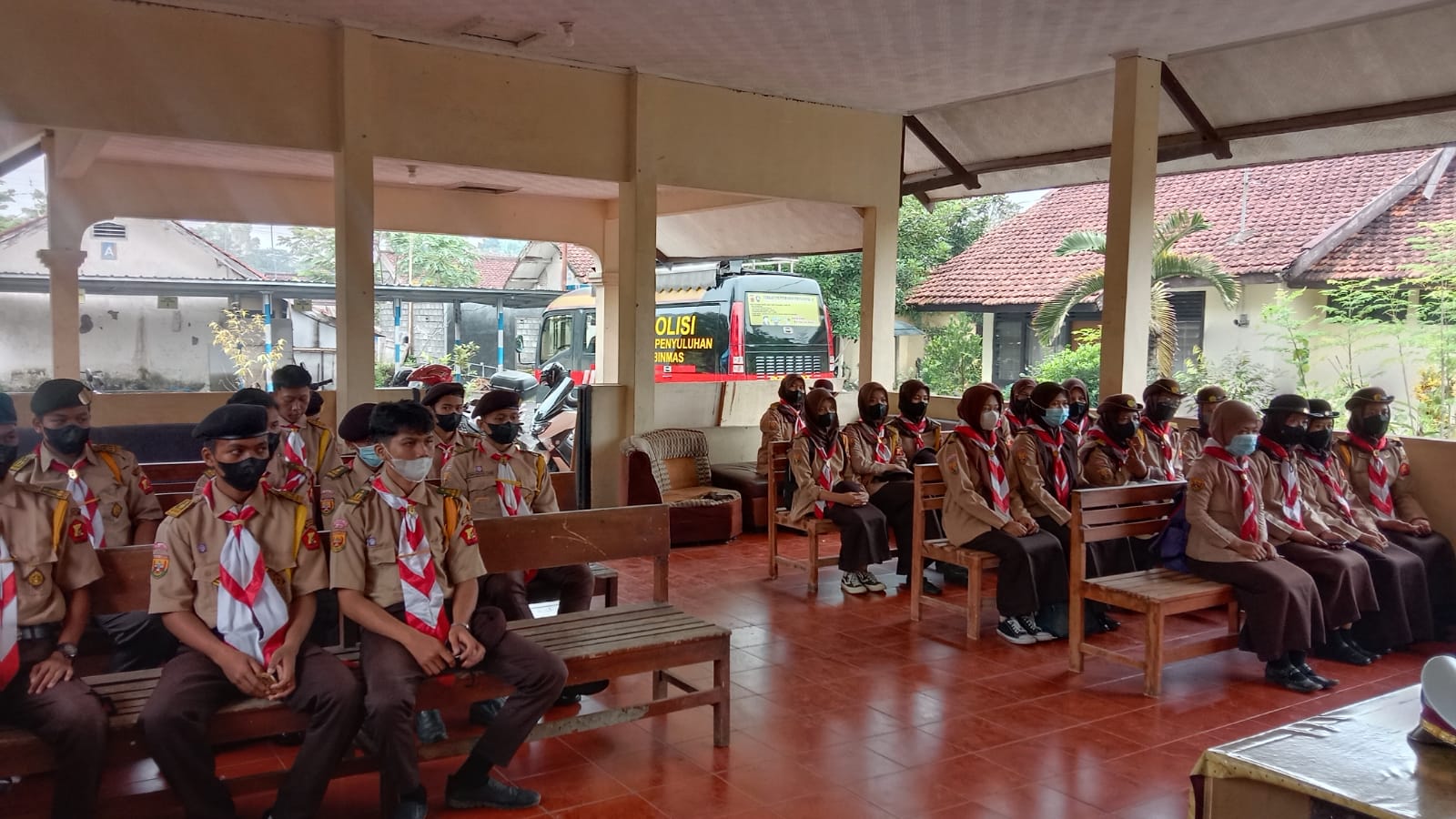 Satbinmas Polres Banjar Gelar Kegiatan Penyuluhan kepada Anggota Saka Bhayangkara Angkatan IV