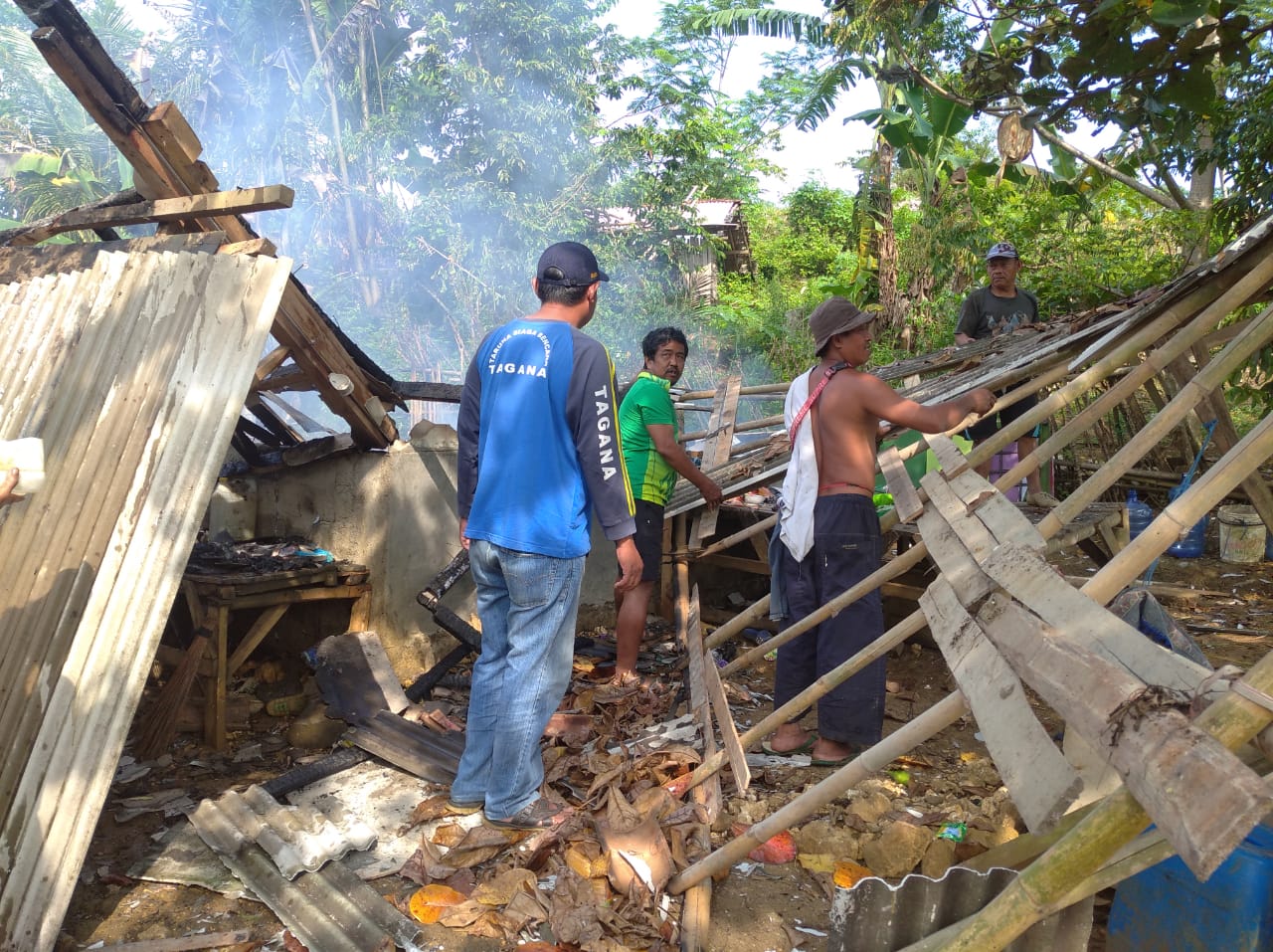Si Jago Merah Mengamuk, Rumah dan Warung Milik Warga di Pangandaran Hangus Terbakar