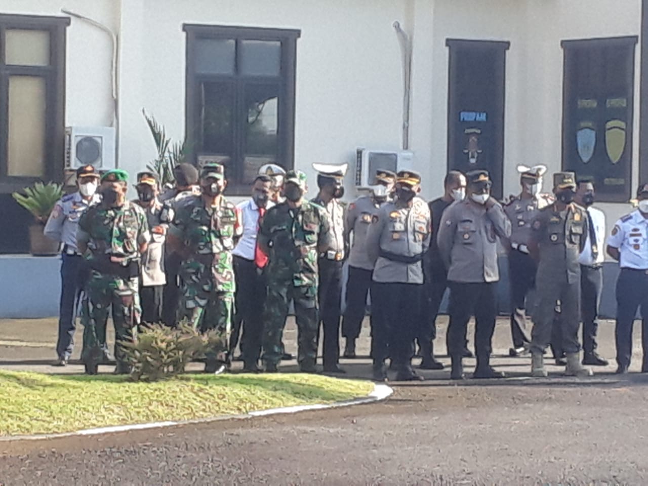Polres Banjar Adakan Apel Kesiapan dalam Pengamanan Hadapi Unjuk Rasa Mahasiswa