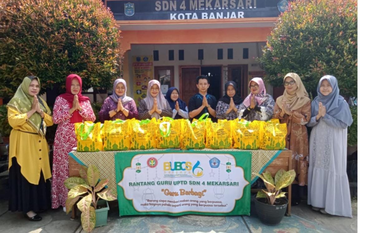 SD Negeri 4 Mekarsari Laksanakan Kegiatan Bubos dengan Bagikan Paket Sembako