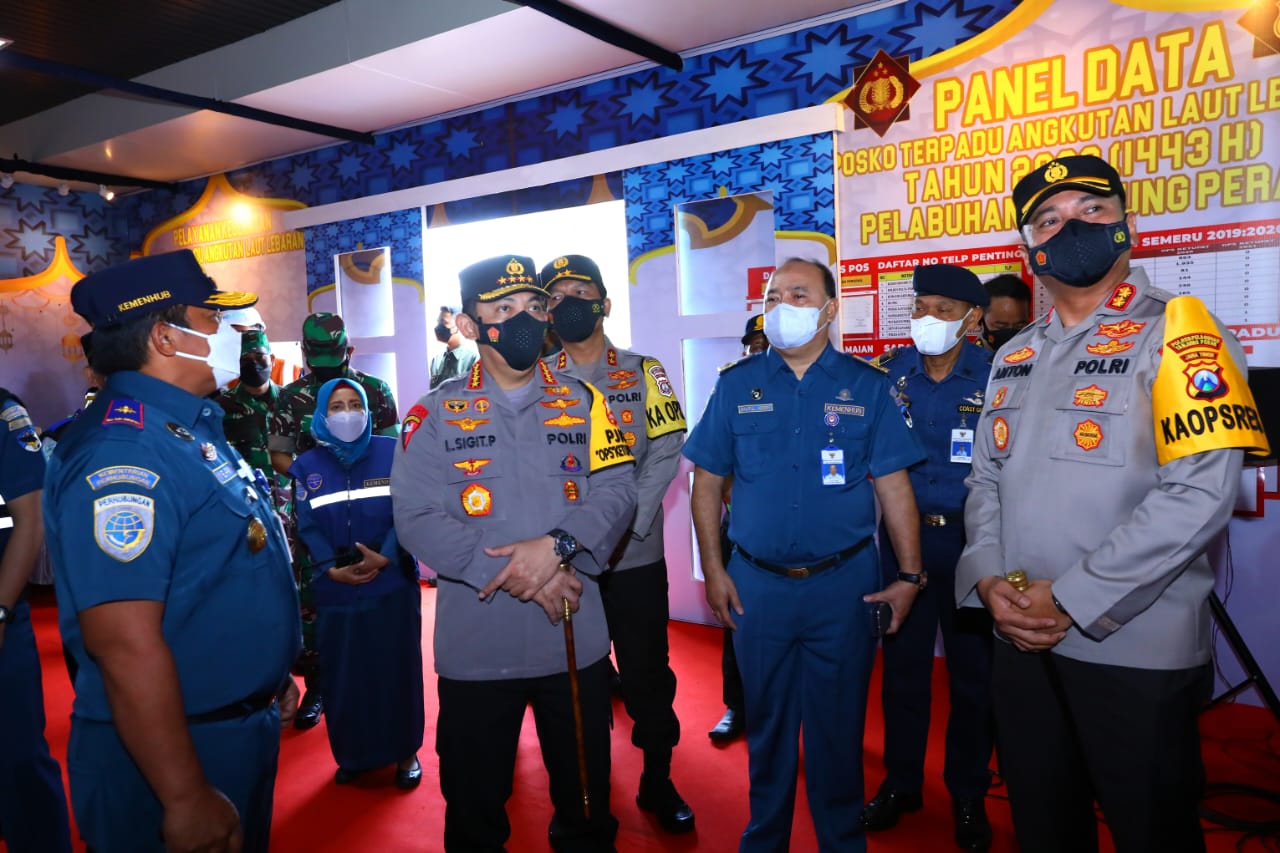 Kapolri Sebut Transportasi Laut Alternatif Kurangi Kemacetan Arus Mudik