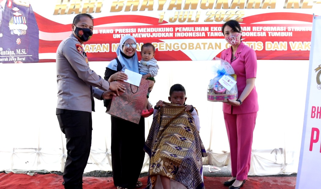 Polres Ciamis Sambut Hari Bhayangkara ke-76 dengan Beragam Kegiatan Sosial