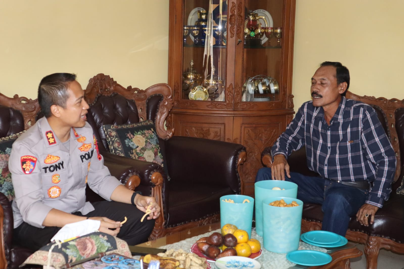 Sambut Hari Bhayangkara ke-76, Polres Ciamis Polda Laksanakan Anjangsana 