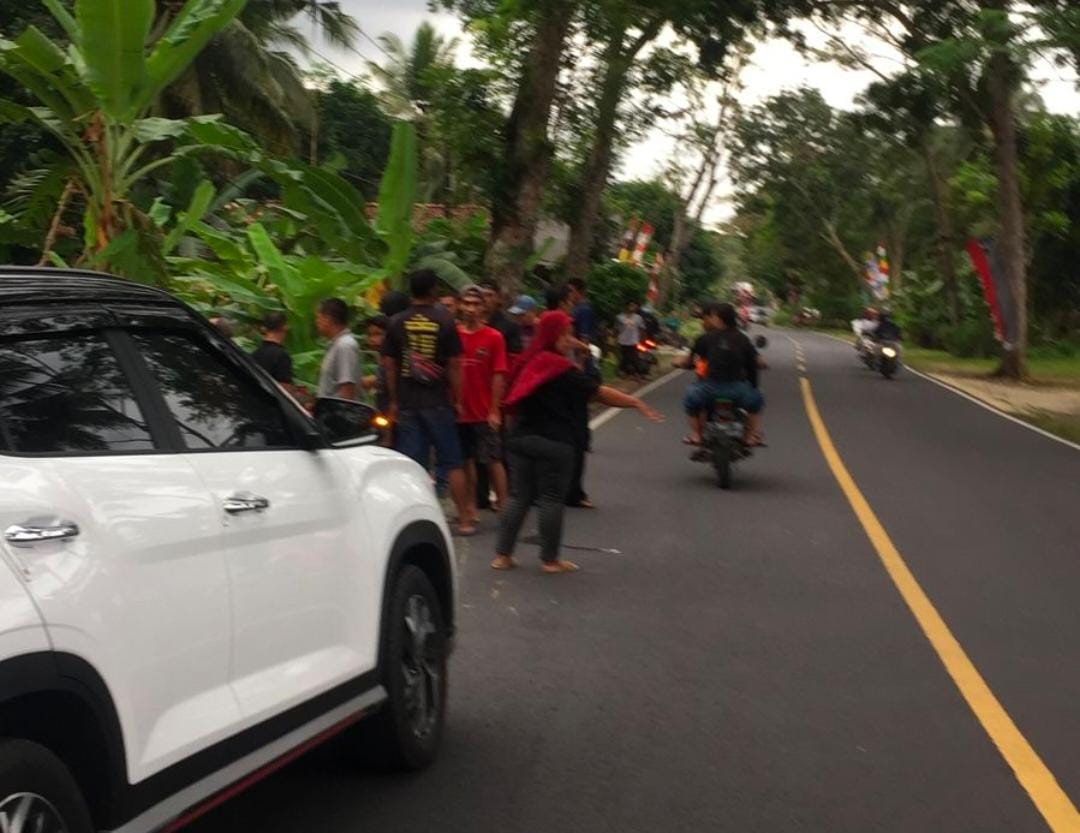 Pengendara Motor Tabrak Pejalan Kaki Saat Menyebrang di Padaherang