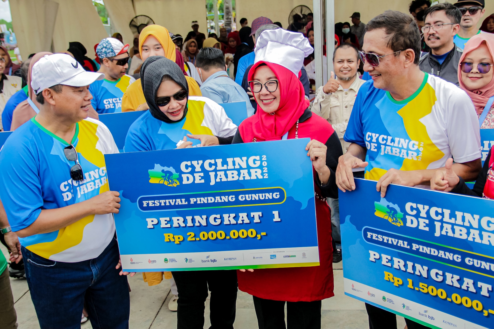 Wabup Pangandaran Hadiri Closing Ceremony Cycling De Jabar