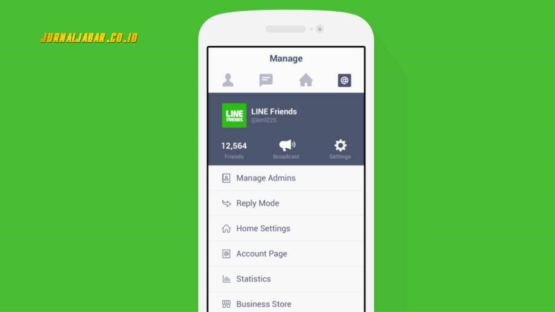 cara mengganti id line
